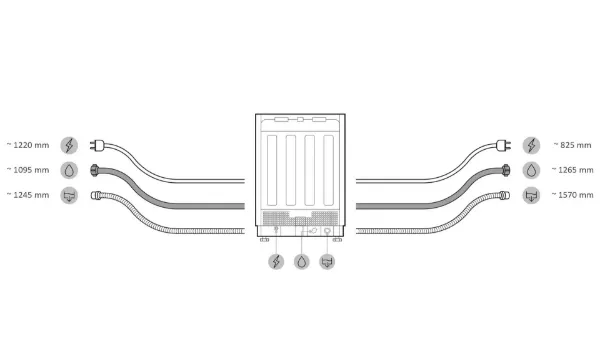 Haier XF 6B2M3BX-80 Dishwasher - Silver - 16 Place Settings