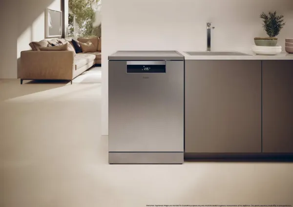 Haier XF 6B2M3BX-80 Dishwasher - Silver - 16 Place Settings