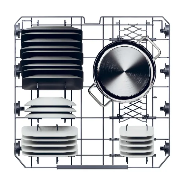 Haier XF 6B2M3BX-80 Dishwasher - Silver - 16 Place Settings