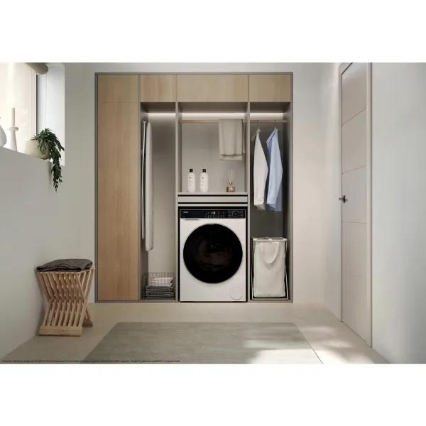 Haier HWD90BP14357TUUK 9kg/5kg 1400 Spin Washer Dryer - White