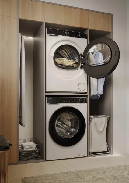 Haier HD80-D357U1-UK 8kg Heat Pump Tumble Dryer - White