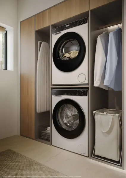 Haier HD80-D357U1-UK 8kg Heat Pump Tumble Dryer - White