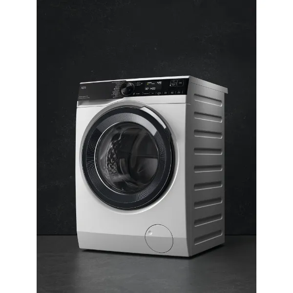 AEG LFR94946WS 9000 AbsoluteCare® 9kg Washing Machine White_Angled Front View