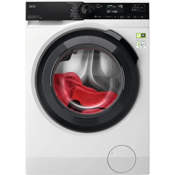 AEG LFR94946WS 9000 AbsoluteCare® 9kg Washing Machine White_Front Door View