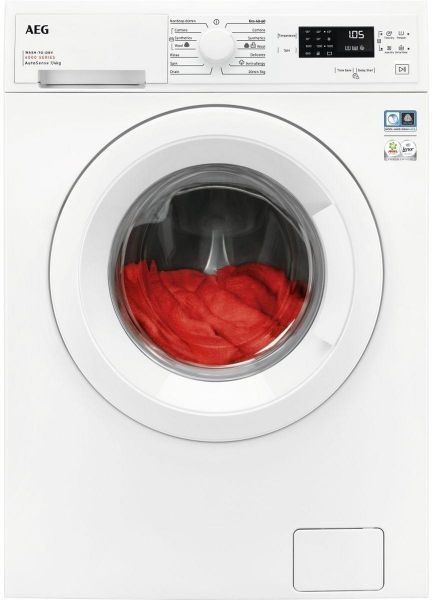 AEG LWX60746B 6000 Wash-to-Dry 7kg 4kg Washer Dryer 1400rpm White_Front View