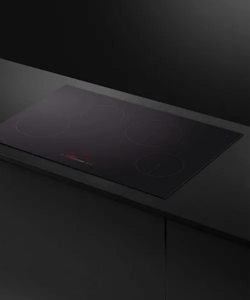 Fisher & Paykel CI804CTB1 80cm 4 Zone Induction Hob - Black Glass