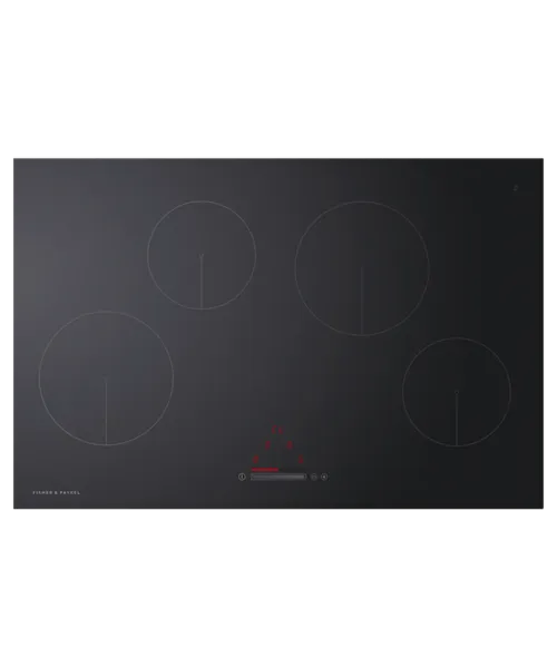 Fisher & Paykel CI804CTB1 80cm 4 Zone Induction Hob - Black Glass