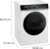 Siemens WR47B2C9GB iQ700 9kg Heat Pump Tumble Dryer in White