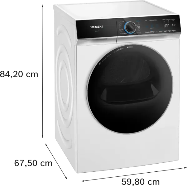 Siemens WR47B2C9GB iQ700 9kg Heat Pump Tumble Dryer in White