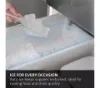 Haier HFR79F19DFGB  No Frost Multi-Door Fridge Freezer - Glass Inox Look