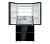 Haier HFR79F19DFGB  No Frost Multi-Door Fridge Freezer - Glass Inox Look
