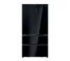 Haier HFR79F19DFGB  No Frost Multi-Door Fridge Freezer - Glass Inox Look