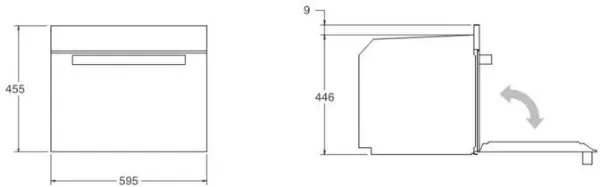 Bertazzoni F457MODMWLXC Modern Series LDC 45cm Combi Microwave in Stainless Steel