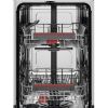 AEG FFB62417ZW 6000 SatelliteClean® 9 Place Setting Slimline Freestanding Dishwasher White_Open Front View
