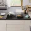 Bosch PVQ81AH26E 80cm Induction Hob with Integrated Ventilation - Matt Black