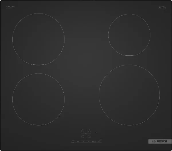 Bosch PIE61ABB5E Series 4 60cm Induction Hob in Matt Black
