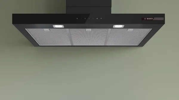 Bosch DWB97DN60B 90cm Wall-Mounted Cooker Hood in Matt Black 