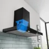 Bosch DWB97DN60B 90cm Wall-Mounted Cooker Hood in Matt Black 