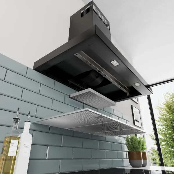 Bosch DWB97DN60B 90cm Wall-Mounted Cooker Hood in Matt Black 