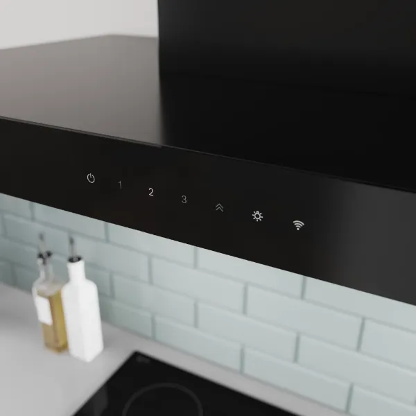 Bosch DWB97DN60B 90cm Wall-Mounted Cooker Hood in Matt Black 