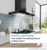 Bosch DWB97DN60B 90cm Wall-Mounted Cooker Hood in Matt Black 