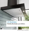 Bosch DWB97DN60B 90cm Wall-Mounted Cooker Hood in Matt Black 