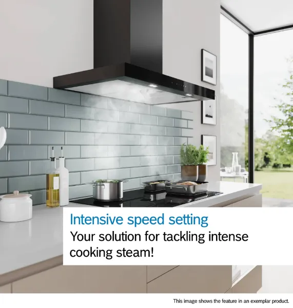 Bosch DWB67DN60B Series 6 60 cm Wall-mounted Cooker Hood in Matt Black  