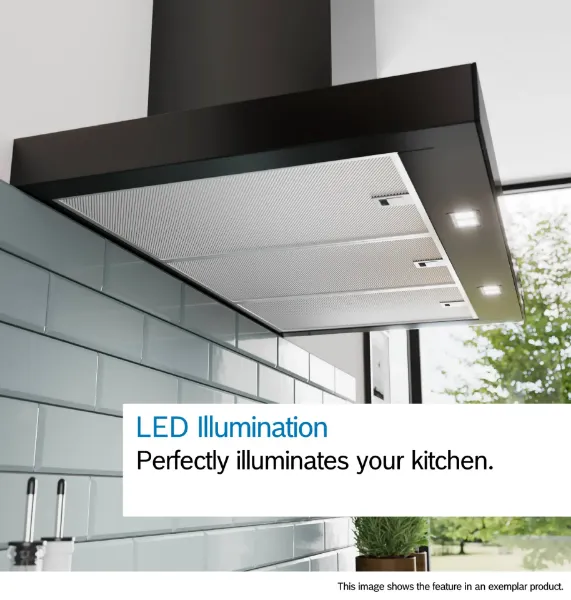 Bosch DWB67DN60B Series 6 60 cm Wall-mounted Cooker Hood in Matt Black  
