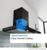 Bosch DWB67DN60B Series 6 60 cm Wall-mounted Cooker Hood in Matt Black  