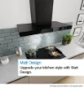 Bosch DWB67DN60B Series 6 60 cm Wall-mounted Cooker Hood in Matt Black  