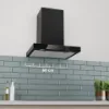 Bosch DWB67DN60B Series 6 60 cm Wall-mounted Cooker Hood in Matt Black  