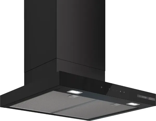 Bosch DWB67DN60B Series 6 60 cm Wall-mounted Cooker Hood in Matt Black  