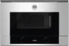 Bertazzoni F383MODMWSX Modern Series 38cm Shallow Depth Microwave in Stainless Steel and Black