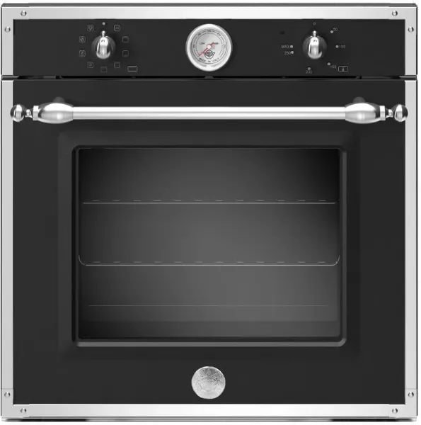 Bertazzoni F609HEREKTNE Heritage Series 60cm Electric Built-In Oven in Matt Black