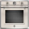 Bertazzoni F609HEREKTAX Heritage Series 60cm Electric Built-In Oven in Ivory/Chrome