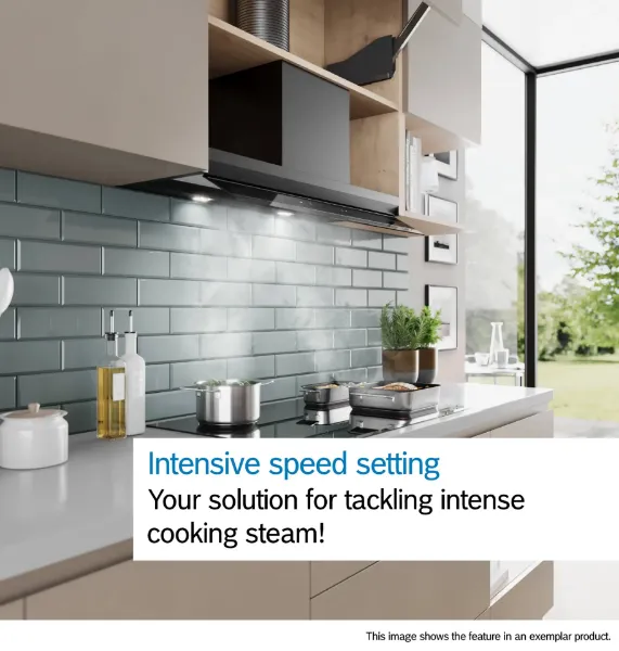 Bosch DBB97DP60B Integrated Design Hood in Matt black 