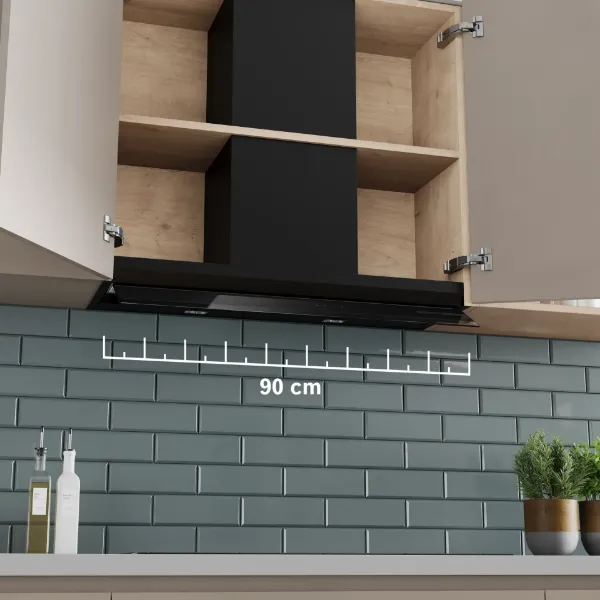 Bosch DBB97DP60B Integrated Design Hood in Matt black 