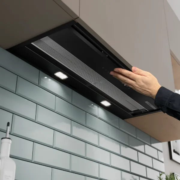 Bosch DBB97DP60B Integrated Design Hood in Matt black 