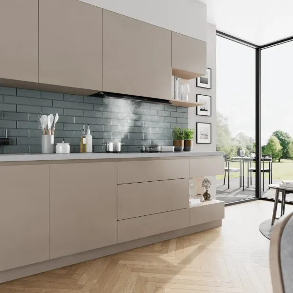 Bosch DBB97DP60B Integrated Design Hood in Matt black 