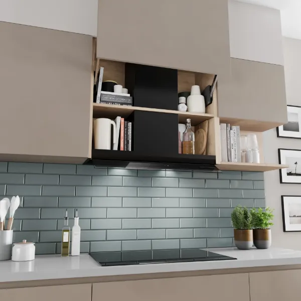 Bosch DBB97DP60B Integrated Design Hood in Matt black 