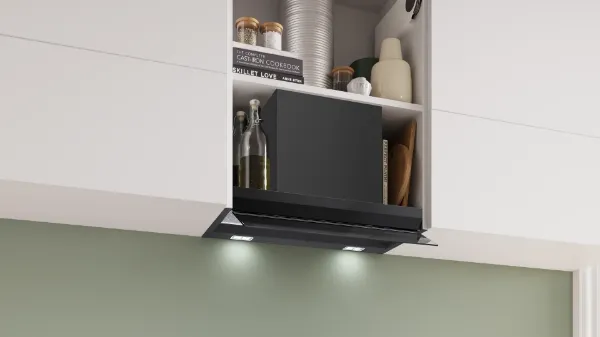 Bosch DBB67DP60B Integrated Design Hood in Matt black 