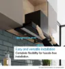Bosch DBB67DP60B Integrated Design Hood in Matt black 