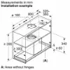 Bosch DBB85CC60B Integrated Design Hood in Matt Black 