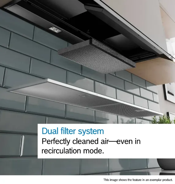 Bosch DBB85CC60B Integrated Design Hood in Matt Black 