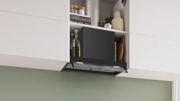 Bosch DBB65CC60B Integrated Design Hood in Matt Black 