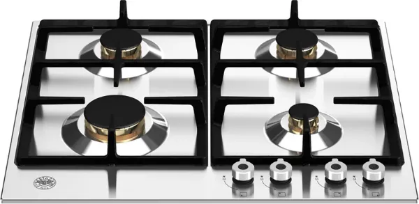 Bertazzoni P604PROX Professional Series 60cm 4 Burner Gas Hob in Stainless Steel