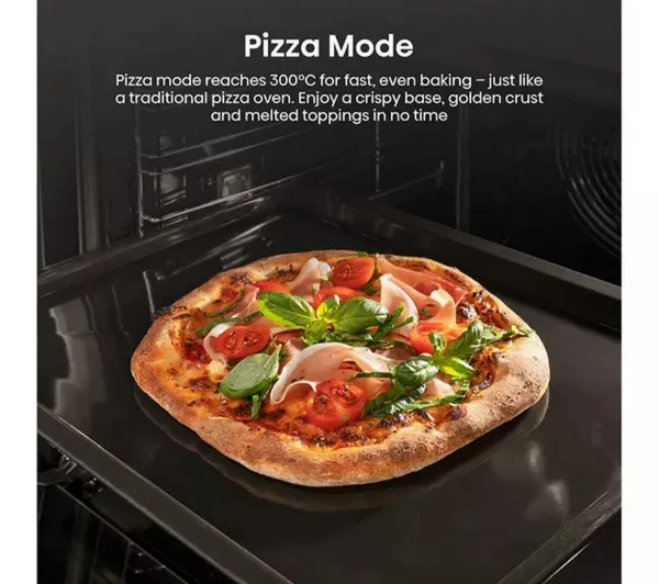 Hisense BI622ABPGUK  Built In Electric Single Steam, Plug & Play Oven - Jet Black