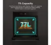 Hisense BI622ABPGUK  Built In Electric Single Steam, Plug & Play Oven - Jet Black