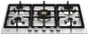 Bertazzoni P755CPROX Professional Series 75cm 5 Burner with Wok Burner Gas Hob in Stainless Steel