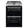 AEG CKX6540ACM 5000 SurroundCook 60cm Freestanding Dual Fuel Cooker Stainless Steel_Front View